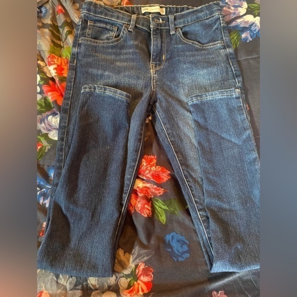 Levi 710 Suoer Skinny Jeans Girls size 12